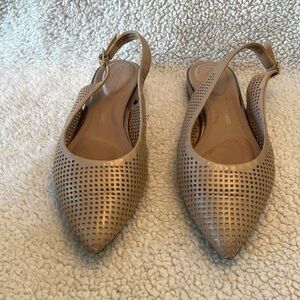 Rockport Total Motion Adelyn perforated leather slingback flats